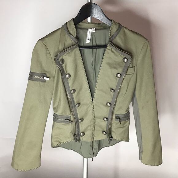 BCBG MAXAZRIA military double breasted Jacket - Picture 1 of 8